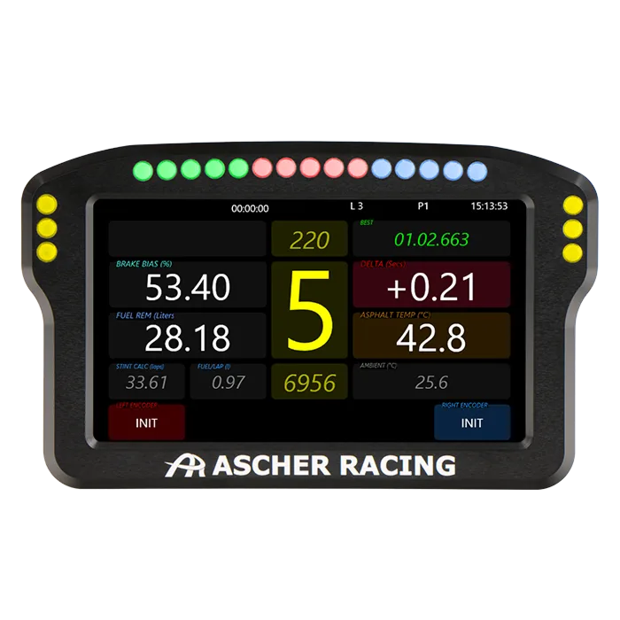 Ascher Racing 4"/5" Dashboard