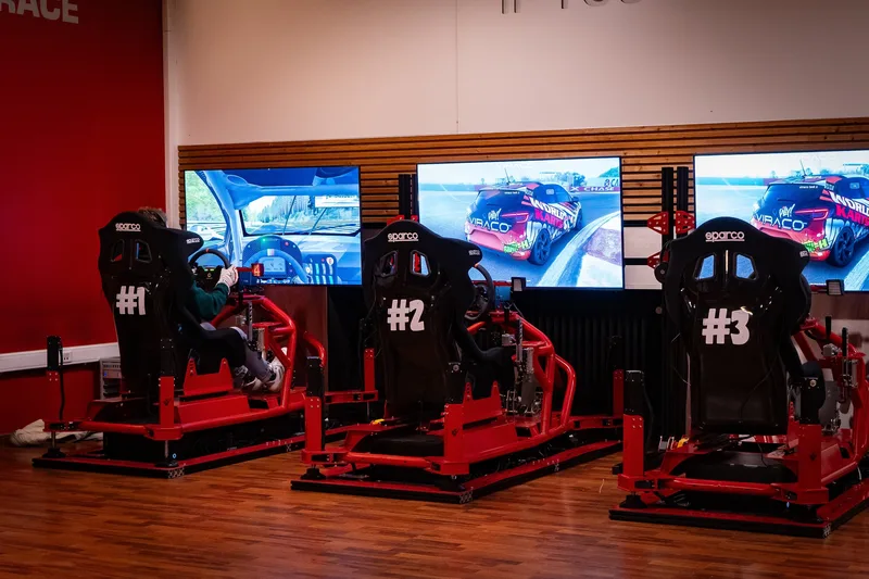 Indoor karting track